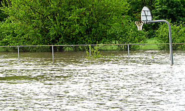 Flooding near campus.