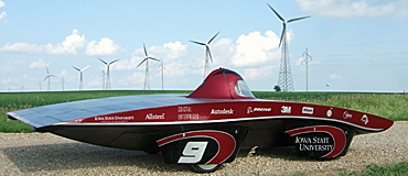 Sol Invictus, Iowa State's solar race car.