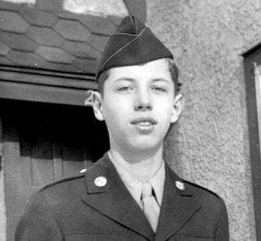 Charles Hopper in his ISU Army ROTC uniform, 1948. - HopperROTC1370