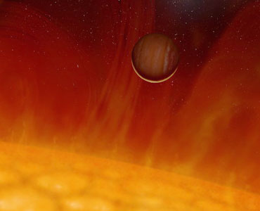 Planet V391 Pegasi b survives the red giant expansion and helium flash of its aging sun.